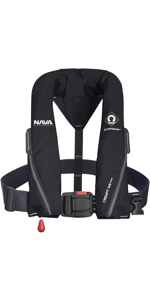 2026 Crewsaver Nava Performance Crewfit 165N Sport Chaleco Salvavidas Automático 9710BLA - Black